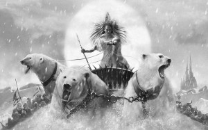Chronicles of narnia white bears queen snow