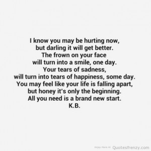 ... beginning smile falling start end selfharm depression Quotes