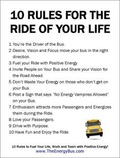 The Energy Bus! inspire-me More