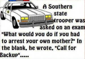 Southern State Trooper Was Asked On An Exam