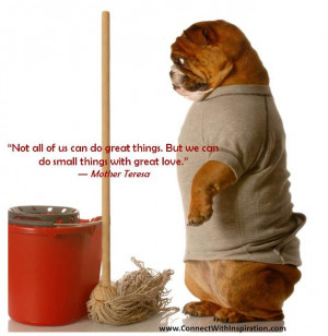 Love Can Small Things With Great Mother Teresa