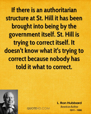 Hill it has been brought into being by the government itself. St. Hill ...