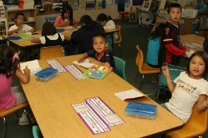 first grade students begin