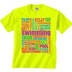 Swimming Quotes For Shirts Words Swimming t Shirt