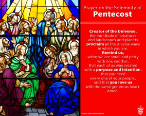 Prayer for Pentecost Sunday