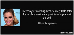 ... regret quote i regret nothing in my life even if my past was full of