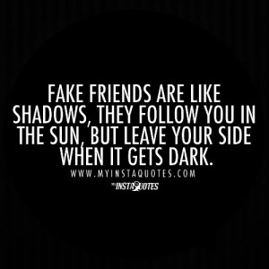 True friend and fake friends