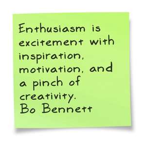 Bo Bennett Quotes and Sayings, enthusiasm, wise