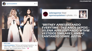 Of course Selena has gone on record about Britney Spears influence on ...