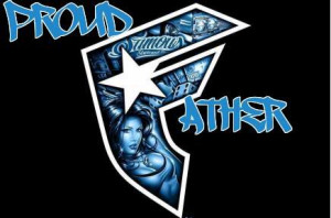 Proud Dad Funny Quote Wallpaper