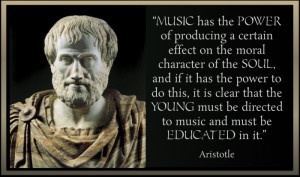 Education in music is most sovereign because more than anything else ...