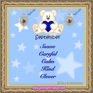 September Personality | Jewels Art Creation