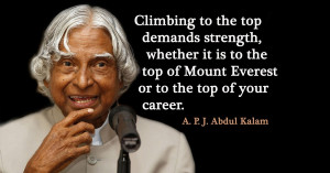 Abdul Kalam’s 10 Most Inspiring Quotes