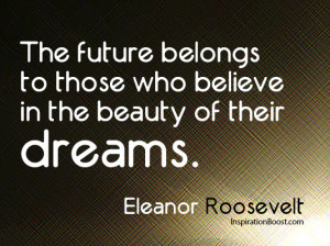Believe Quotes – Eleanor Roosevelt