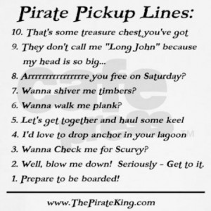 Pirate Pick-Up-Lines