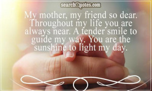 Mother Day Quotes For Friends Good mothers day quotes &
