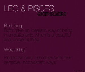 Leo & Pisces