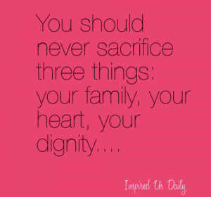 family quotes, sayings, sacrifice