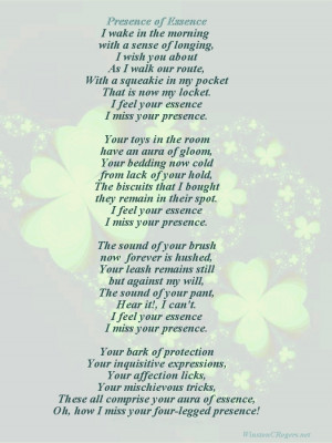 PET LOSS POETRY CARDS