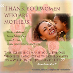 Visit our Facebook page to share this quote with mothers you know!