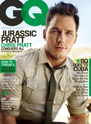 Jurassic World” actor Chris Pratt covers the June 2015 issue of GQ ...