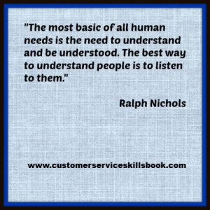 Customer Service Listening Quotes