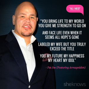Love quotes from rap songs: 10. Fat Joe