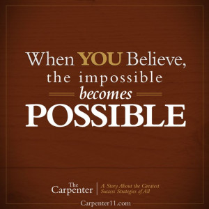 When you believe, the Impossible becomes Possible. #LoveServeCare