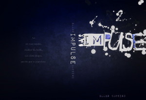 Impulse by Ellen Hopkins Cover Assignment by caffeineaddicted