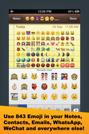 Emoji 3 Emoticons – ( Support Messages, SMS, WeChat, LINE, Kik ...