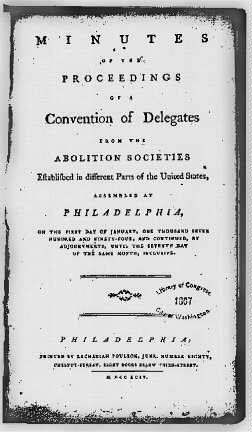 Minutes of Proceedings of a Convention of Delegates from the Abolition ...