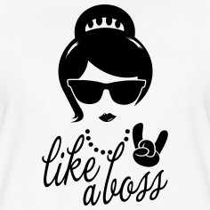 Like a i love strong hipster female boss woman mom Tee shirts