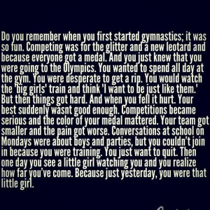 Tumbling Quotes Gymnastics quotes make me cry