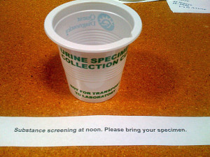 ... Drug-Testing Half of State’s Workers, But Still Aims Pee Cup at Rest