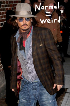 johnny depp quote of the day about normalcy