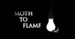 Like Moths To Flames Logo Like a moth to a flame.