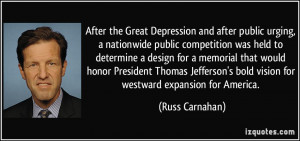 ... Jefferson's bold vision for westward expansion for America. - Russ