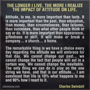 Charles Swindoll Attitude