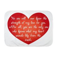 The Strength of My Love Baby Blanket for