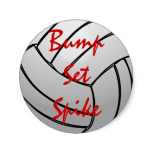 Volleyball Sayings Stickers