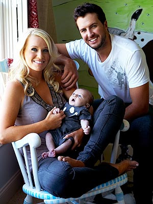 Like many new parents, Luke Bryan and wife Caroline were more than a ...