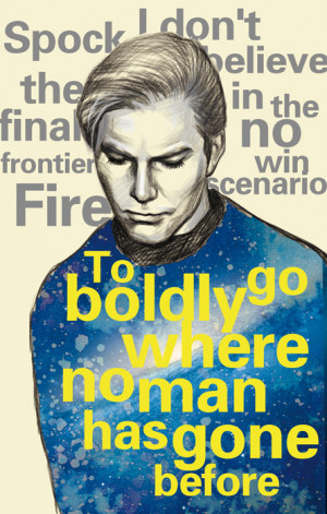Star trek-Kirk and quotes by dosruby