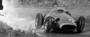 Juan Manuel Fangio at Monza.