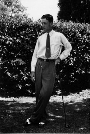 Harvey Penick in April, 1938, when he was the golf coach at the ...