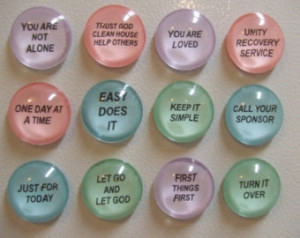 aa recovery glass dome refrigerator magnets 6 8 95 usd recoverycrafts