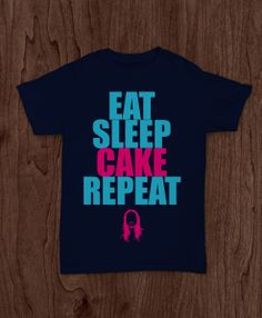 Steve Aoki's Eat Sleep Cake Repeat Tee More