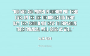 Men and Women in Uniform Quotes