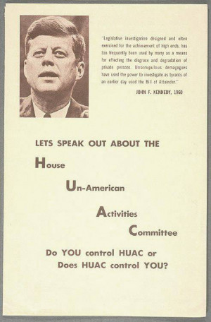 House Un American Activities Committee House Un American Activities