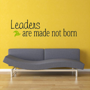 How do you become a leader?