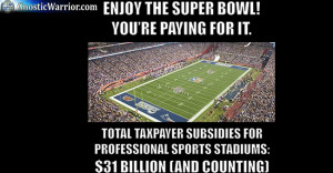 Taxpayers Pay Billions to Subsidize Professional Sports Stadiums